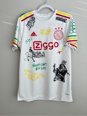 Ajax 2020/2021 Bob Marley white jersey